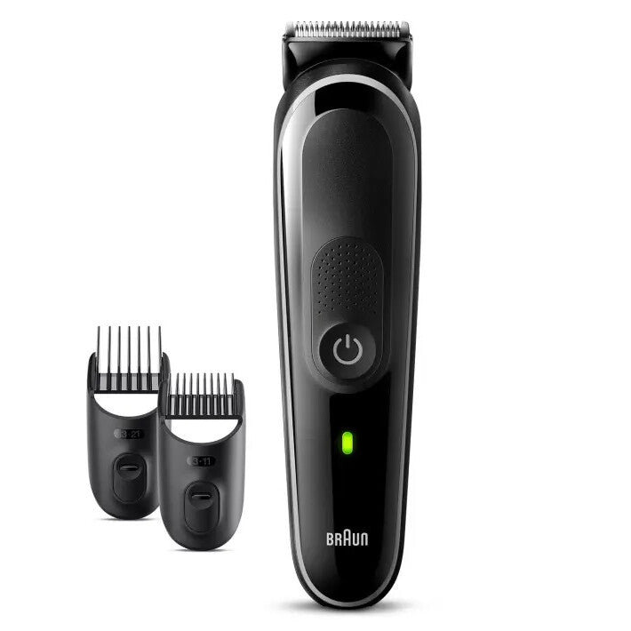 Aparat tuns, Braun, 13 lungimi, negru/gri, fara fir