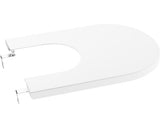 Capac bideu Roca Inspira Round Supralit®, soft close, alb 37,4x53,2 cm