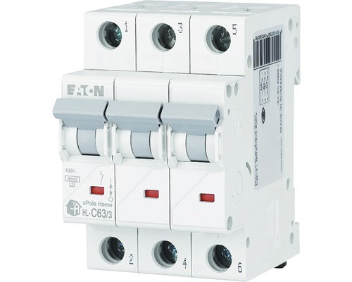 Disjunctor Electric Modular Eaton Xpole Home 3p 63a 4, 5ka, Curba C