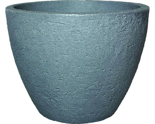 Ghiveci Geli Stone, Plastic, Ø 50 H 38 Cm, Gri