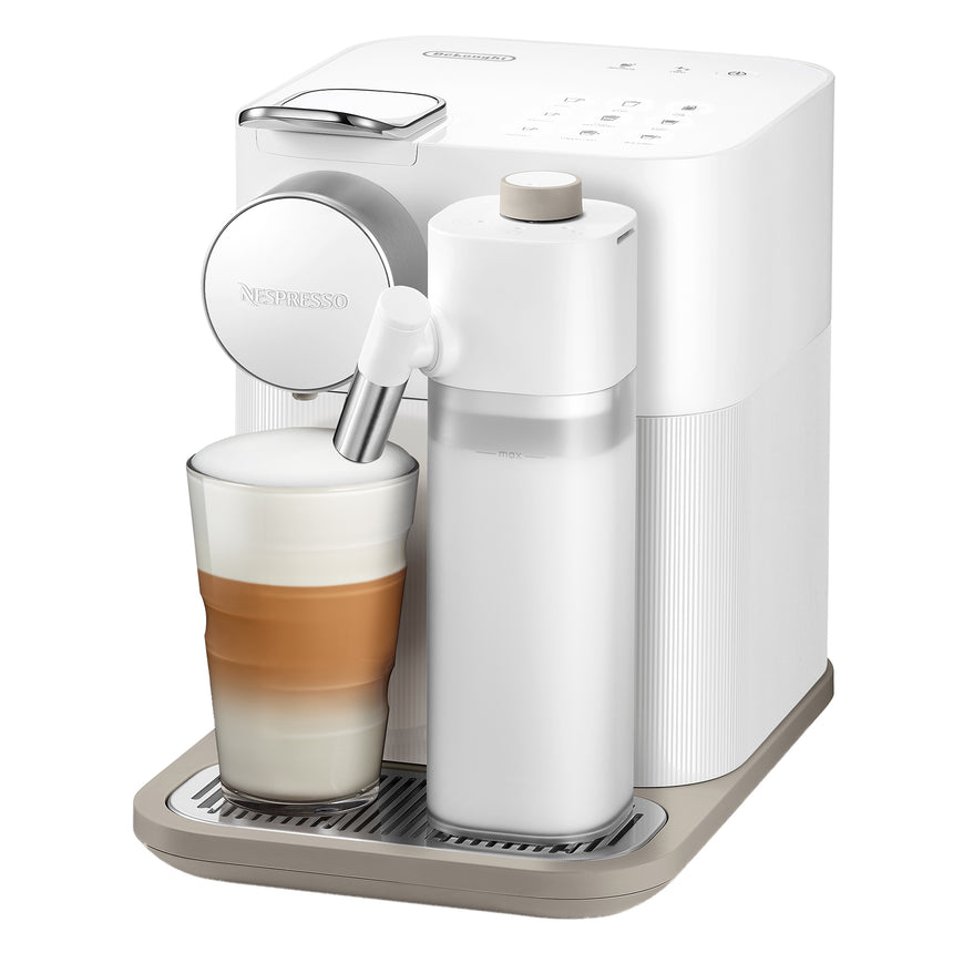 Espressor Nespresso by De'Longhi Gran Lattissima EN640.W, 1400W, 19 Bar, Sistem de spumare a laptelui, 1.3L, Alb, + set capsule degustare