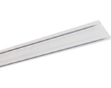 Set Sina Perdea Aluminiu, Alba, 2 Canale 100 Cm