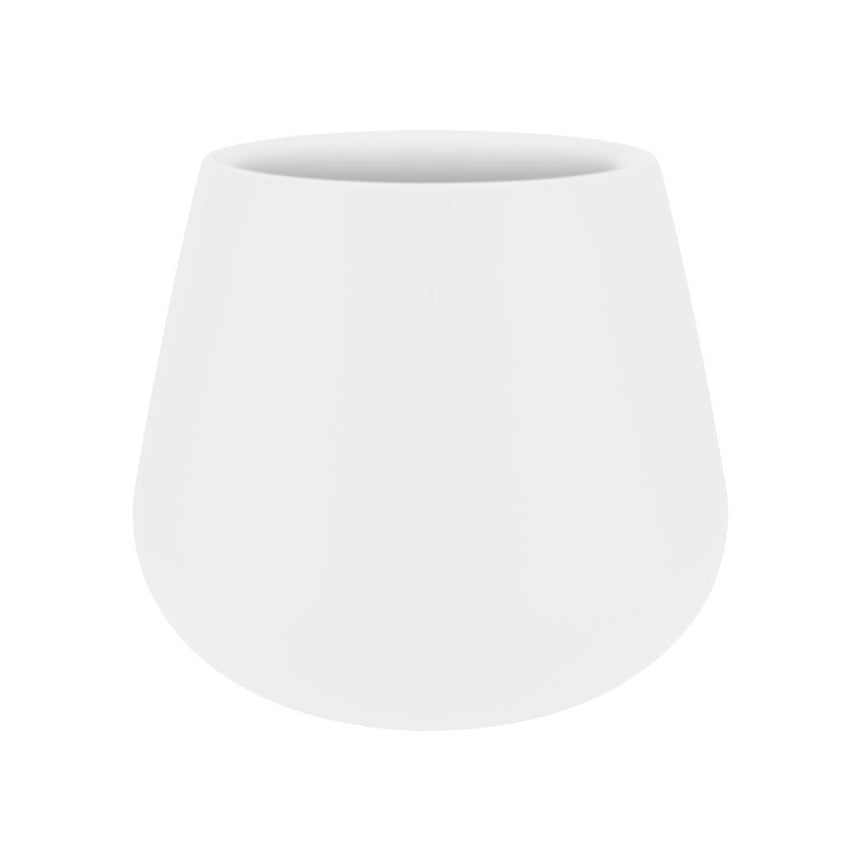 Ghiveci conic pentru interior sau exterior Pure Cone 45 cm alb