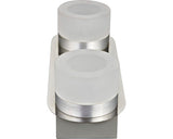 Aplica cu LED integrat Kynosural 2x6,5W 630 lumeni, pentru baie IP44, crom