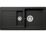 Chiuveta granit Schock Typos D-150S Nero Cristalite 860 x 435 mm, adancime cuva 200 mm, reversibila, montare pe blat