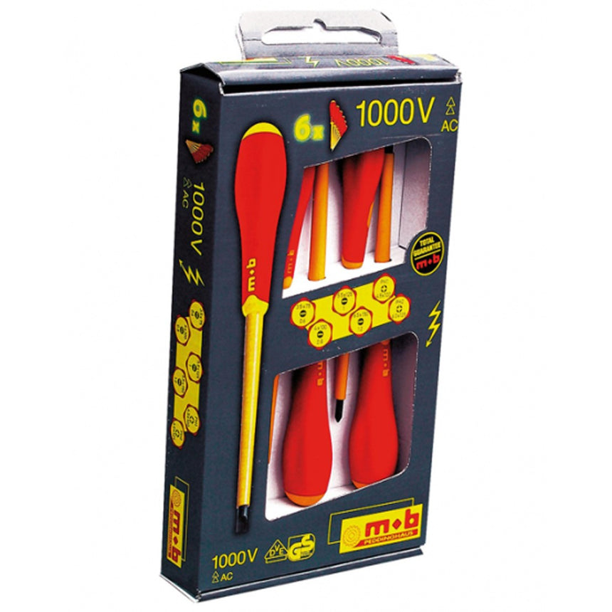 Set 6 surubelnite VDE 1000 V pentru electricieni, IUS