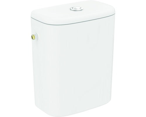 Rezervor WC Ideall STANDARD ceramic Tesi pentru combinare cu vas WC, dubla actionare, 3-6 l, alimentare laterala, alb