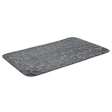 Covor baie spuma cu memorie, Frandis, 50x80 cm, gri inchis, model 195923