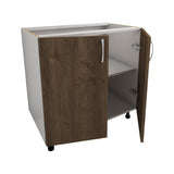 Corp Baza haaus Karo, 2 Usi, Stejar Bronz/Alb, 80 x 50 x 80 cm