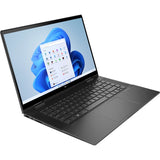 Laptop 2 in 1 HP Envy x360 15-ey0009nn, AMD Ryzen 5 5625U pana la 4.3GHz, 15.6" Full HD, 16GB, SSD 1TB, AMD Radeon Graphics, Windows 11 Home, Negru