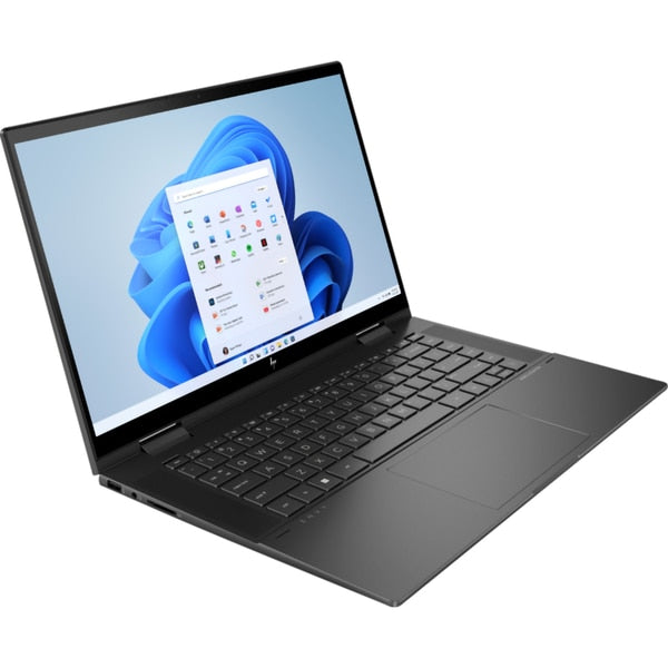 Laptop 2 in 1 HP Envy x360 15-ey0009nn, AMD Ryzen 5 5625U pana la 4.3GHz, 15.6" Full HD, 16GB, SSD 1TB, AMD Radeon Graphics, Windows 11 Home, Negru