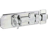 Zavor Metalic Universal Alberts 120x45 Mm, Blocare Cu Lacat, Otel Zincat Galben