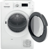 Uscator de Rufe WHIRLPOOL FFT M11 82 EE, 6th Sense, Pompa de caldura, 8 kg, 15 programe, Clasa A++, Alb
