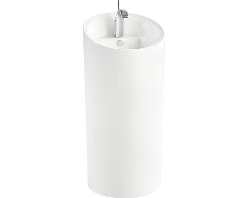 Lavoar Freestanding Rotund, 45 cm, Alb Lucios, P704