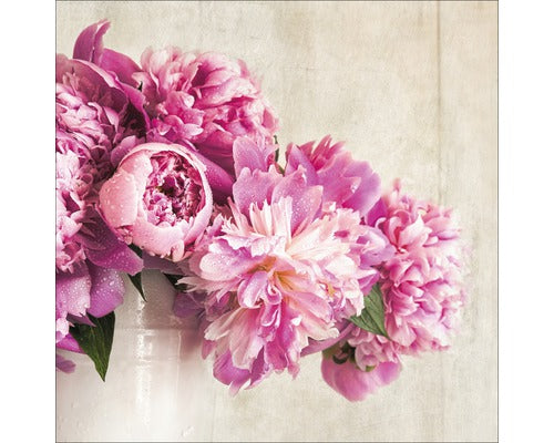 Tablou Sticla Sweet Peony Iii 30x30 Cm