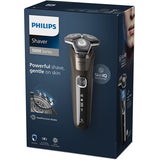 Aparat de Ras PHILIPS Shaver Series 5000 S5886/38, Acumulator, Autonomie 60 min, SkinIQ, Maro