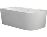 Cada Freestanding De Colt Linea, Stanga, Acril, 170x75 Cm, 240 L, Alb
