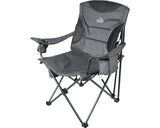 Scaun Camping Pliabil Cattara Merit Xxl 62x61x101 Cm Gri
