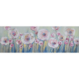Tablou pictat manual Symphony, 50x150cm