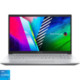 Laptop ASUS Vivobook Pro 15 OLED K3500PA cu procesor Intel® Core™ i5-11300H, 15.6", Full HD, 8GB, 512GB SSD + 32GB Optane, Intel Iris Xᵉ Graphics, No OS, Cool Silver