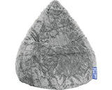 Fotoliu Puf Beanbag Sitting Point Fluffy Xl Gri 70x110 Cm