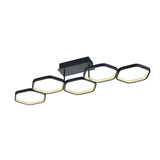 Plafoniera de iluminat Vigo, RL, Metal, Lumina LED, Negru