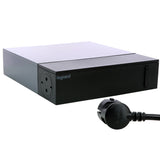 Prelungitor pentru TV Legrand Multimedia L694515, cu intrerupator iluminat, 8 prize, protectie supratensiune, sectiune cablu 3x1.5mm, cordon 1.5m, Negru