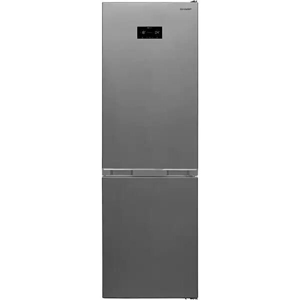 Combina frigorifica SHARP SJ-BA10DHXLF-EU, AdvancedNoFrost, 331 l, H 186 cm, Clasa A+, Gri
