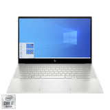 Laptop HP ENVy 15-ep0003nq cu procesor Intel® Core™ i7-10750H pana la 5.00 GHz, 15.6", Full HD, 16GB, 512GB SSD, NVIDIA® GeForce® GTX 1650 Ti 4GB, Windows 10 Home, Natural silver
