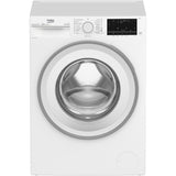 Masina de spalat rufe Beko B3WFU58415, 8 kg, 1400 RPM, Clasa A, HomeWhiz, SteamCure, Motor ProSmart Inverter, AddXtra, AutoClean Detergent Drawer, Alb