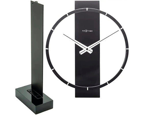 Ceas De Masa Nextime Carl Negru 34x27 Cm