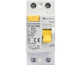 Intreruptor Automat Cu Protectie Diferentiala Total Green Rcbo 1p+n 20a 6ka/30ma, Curba C
