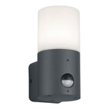 Aplica pentru exterior Ascot, 1 bec, dulie E27, cu senzor de miscare, neagra, Klausen