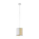 Pendul ARNHEM, EGLO, E27, 1x40W, otel, alb, maro, 110 x 24 cm