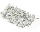 Cleme Clips Fixare Cablu 10-14 Mm, Cu Cui, Pachet 75 Bucati, Culoare Gri