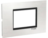 Rama Aparataje Schneider Easy Styl 3 Module, Argintiu/negru