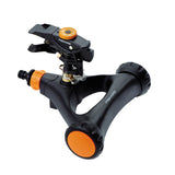 Aspersor pulsator cu roti Fiskars 1023656, spray reglabil, rotatie reglabila, cap metalic