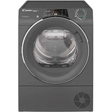 Uscator de rufe Candy RO C10TCER-S, 10 kg, Condensare, Clasa B, WiFi, Easy Case, Dry Senzor, Super Easy Iron, Antisifonare, Antracit