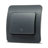 Intrerupator cap cruce, incastrat, 10A, gama Jazz, Antracit