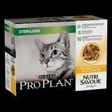 PRO PLAN® STERILISED MAINTENANCE Adult, cu Pui in sos, hrana umeda pentru pisici, 10 x 85 g