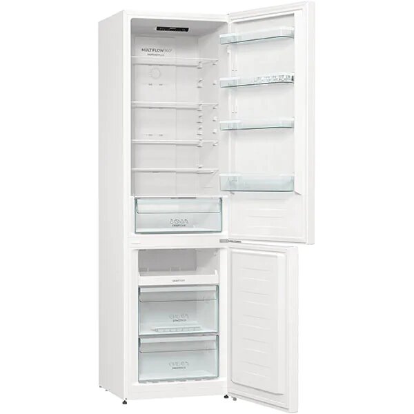 Combina frigorifica GORENJE NRK6201PW4, No Frost Plus, 331 l, H 200 cm, Clasa A+, Alb