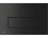 Clapeta actionare WC, AlcaPLAST M578, negru mat, 247x165x5.5 mm