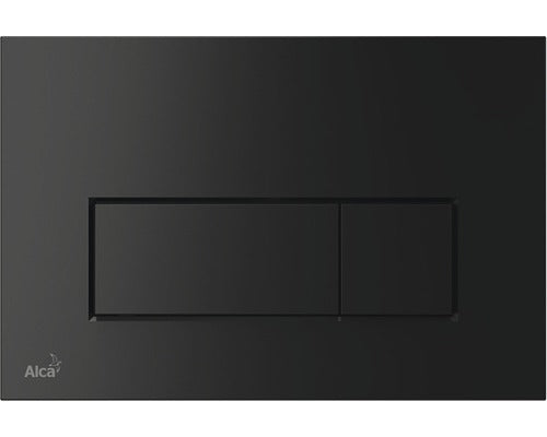 Clapeta actionare WC, AlcaPLAST M578, negru mat, 247x165x5.5 mm