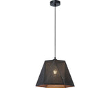 Pendul Hexa E27, Negru