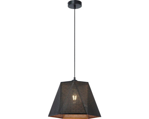 Pendul Hexa E27, Negru