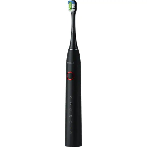 Periuta de dinti electrica Huawei Lebooo Smart Sonic, 38000 de miscari/min, 4 programe, Functie "anti-splash", 3 capete de periere, Acumulator( 2500 mAh), Negru