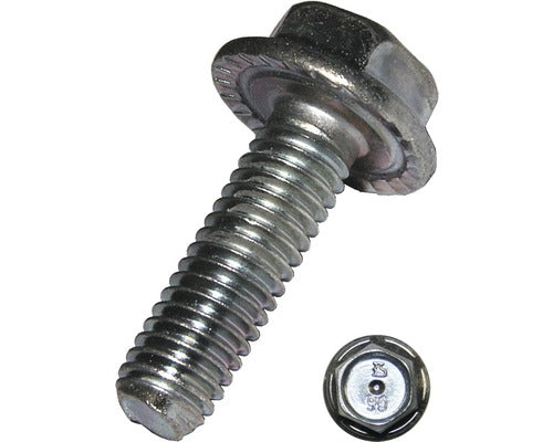 Suruburi Metrice Cu Cap Hexagonal Si Flansa Autoblocare Dresselhaus 5x12 Mm Otel Zincat, 50 Bucati