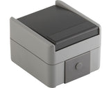 Intrerupator Cruce Tem Fontana Ip44 Gri, Montaj Aplicat