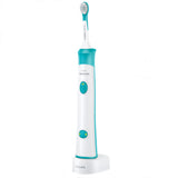 Periuta sonica electrica Philips Sonicare for Kids HX6321/04, 2 moduri de curatare, 1 cap de periere, Numar de miscari/minut 62000, Bluetooth incorporat, Aqua