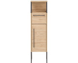 Dulap Baie Asezat Limone 300, 1 Usa 1 Sertar, PAL, 30,4x112,5 cm, Stejar Deschis